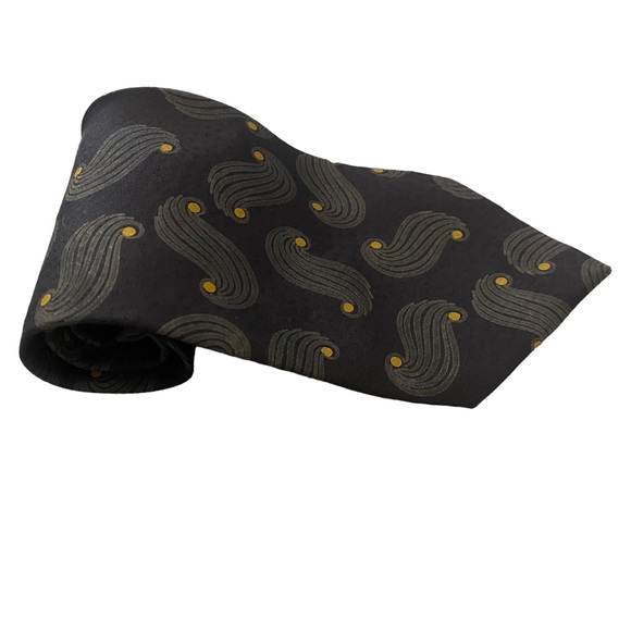 Vintage Giorgio Armani Cravatte 100% Silk Made in Italy Tie Men's Luxury - Picture 7 of 8